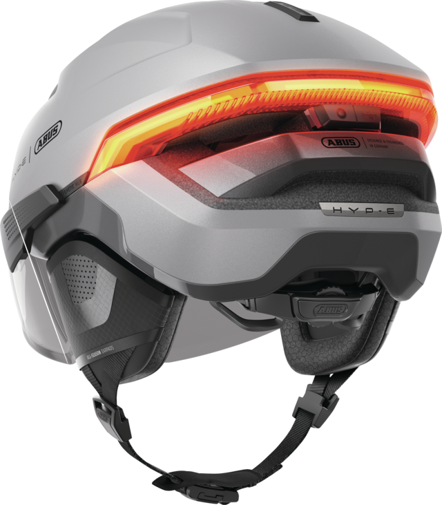 CASQUE ABUS HYP-E ACE GLEAM SILVER