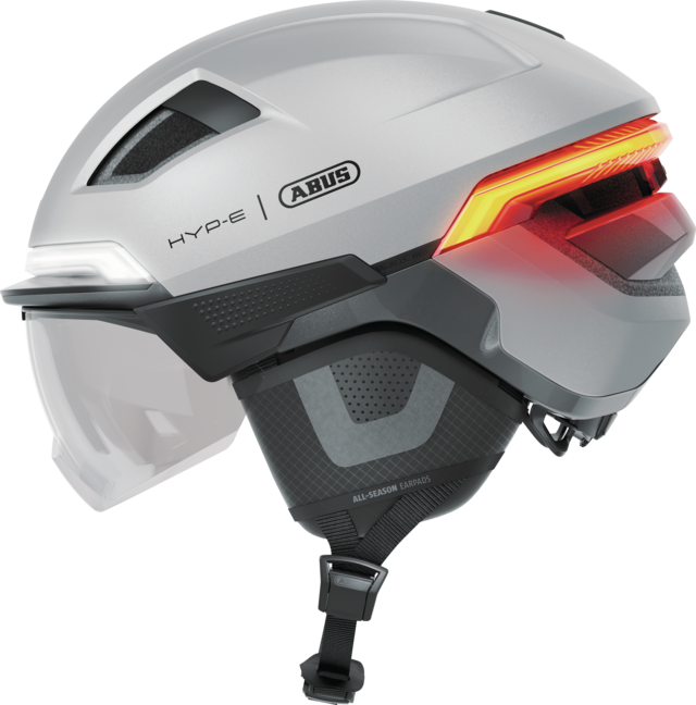 CASQUE ABUS HYP-E ACE GLEAM SILVER