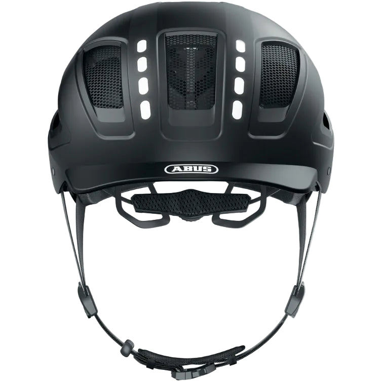 Casque vélo adulte ABUS Hyban 2.0 LED noir mat