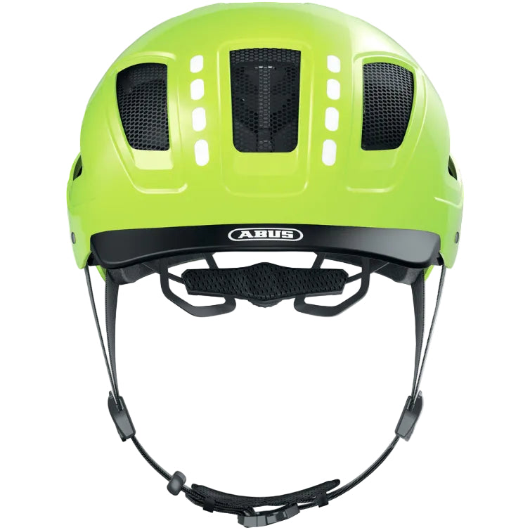 Casque vélo urbain ABUS Hyban 2.0 LED Jaune