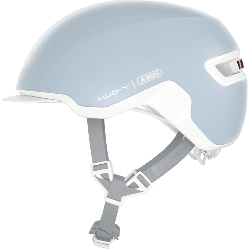 Casque vélo adulte ABUS HUD-Y pure bleu vue latérale