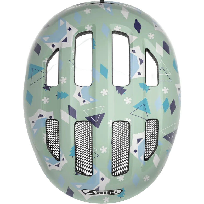 Casque vélo enfant ABUS Smiley 3.0 vert nordique ventilation