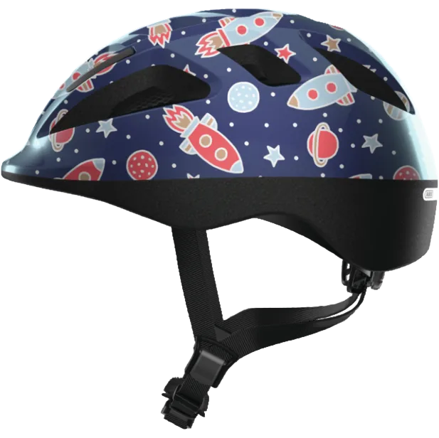 Casque vélo enfant ABUS Smooty 2.0 bleu vue latérale