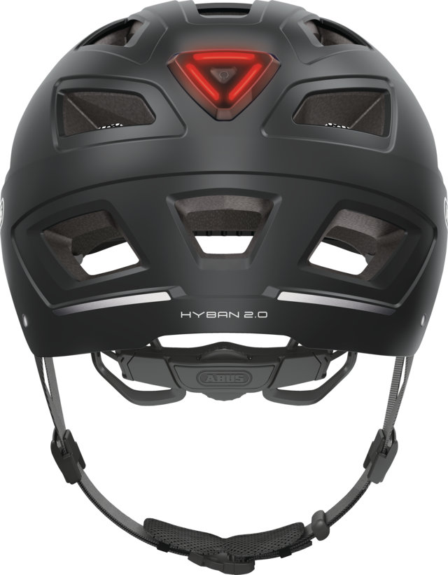 CASQUE ABUS HYBAN 2.0 LED SIGNAL BLACK