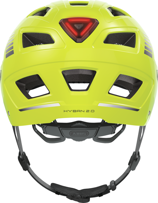 CASQUE ABUS HYBAN 2.0 LED SIGNAL YELLOW