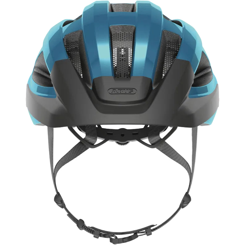 Casque vélo adulte ABUS Macator bleu acier filet anti-insecte