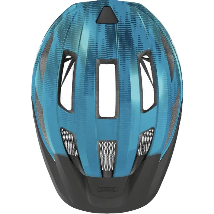 Casque vélo adulte ABUS Macator bleu acier ventilation