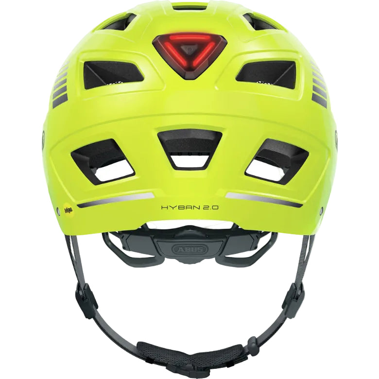 Casque vélo urbain haute visibilité ABUS avec technologie MIPS et éclairage