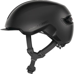 Casque vélo adulte ABUS HUD-Y noir vue latérale