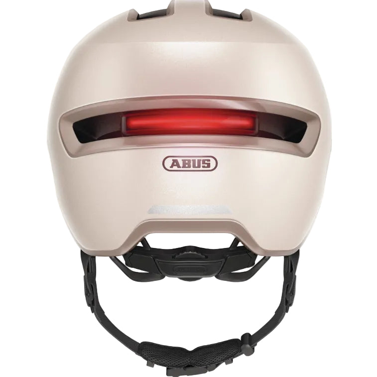 Casque vélo urbain ABUS HUD-Y Lumière Amovible Champagne