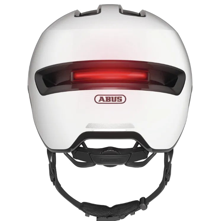 Casque vélo urbain ABUS HUD-Y Lumière Amovible Blanc