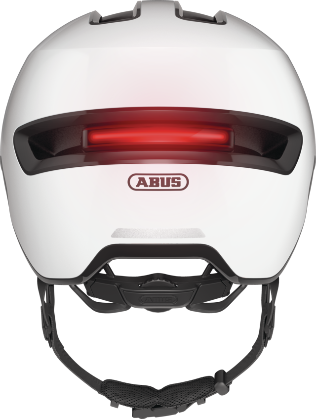 CASQUE ABUS HUD-Y SHINY WHITE