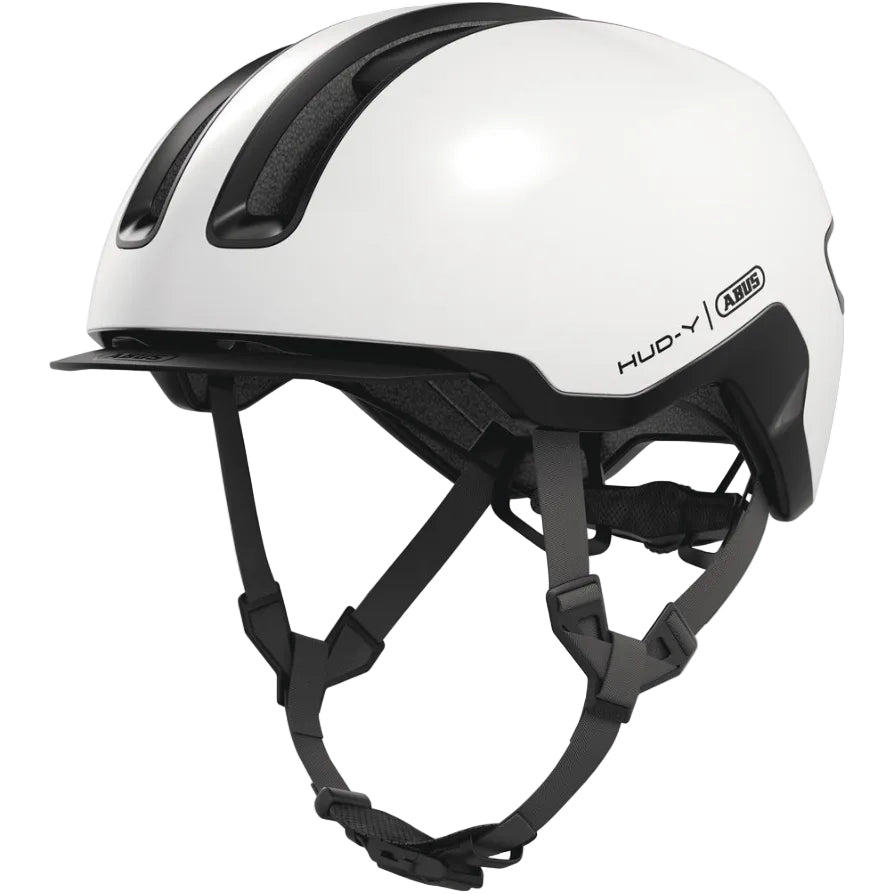 CASQUE VELO ADULTE ABUS HUD-Y BLANC