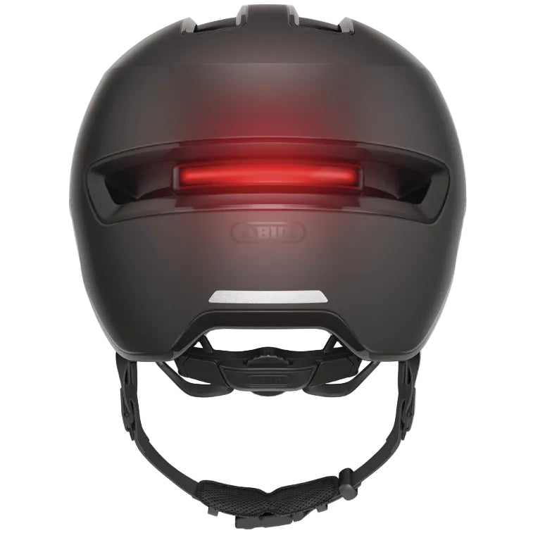 Casque vélo adulte ABUS HUD-Y ACE noir lumière