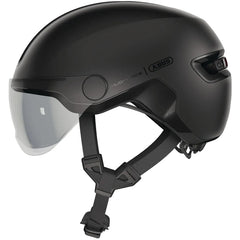 Casque vélo adulte ABUS HUD-Y ACE noir vue latérale