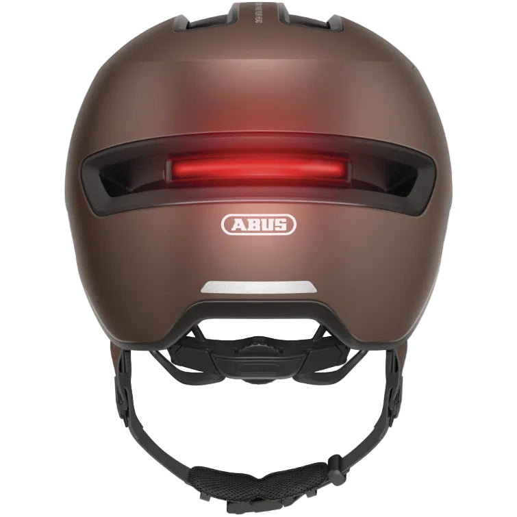 Casque vélo urbain ABUS HUD-Y Lumière Amovible Cuivre