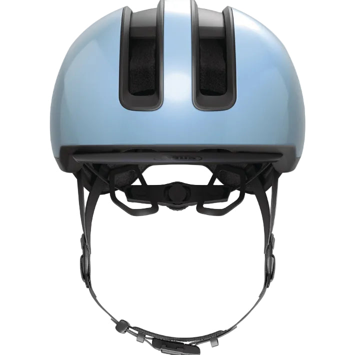 Casque vélo adulte ABUS HUD-Y bleu acier vue face