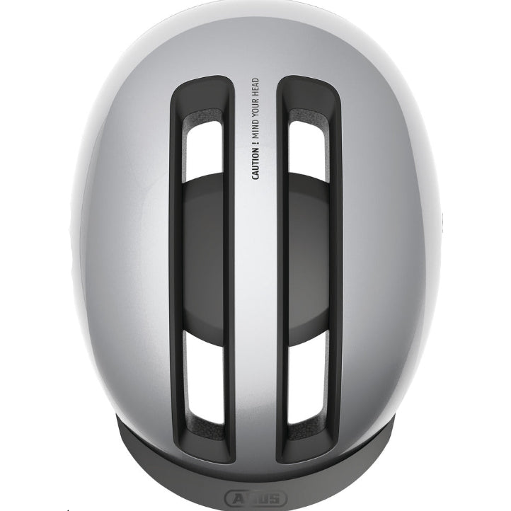 Casque vélo urbain ABUS HUD-Y Ventilation Argent