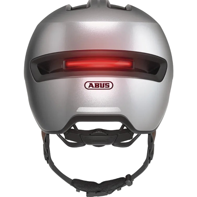 Casque vélo adulte ABUS HUD-Y ACE argent lumière