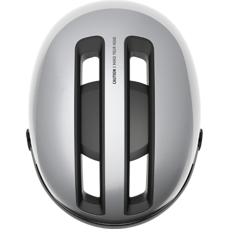 Casque vélo adulte ABUS HUD-Y ACE argent ventilation