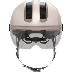 Casque vélo adulte ABUS HUD-Y ACE champagne visière