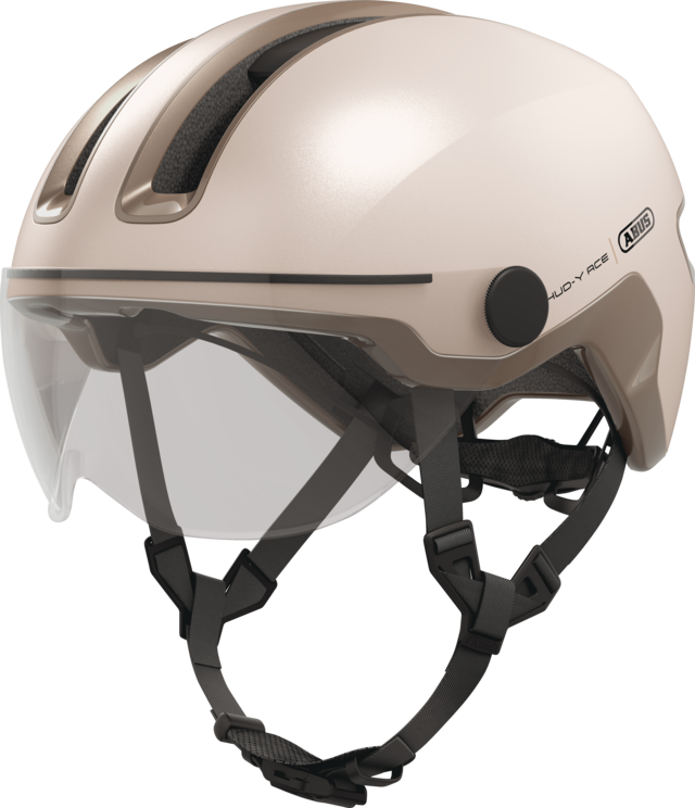 CASQUE ABUS HUD-Y ACE CHAMPAGNE GOLD