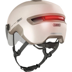 Casque vélo adulte ABUS HUD-Y ACE champagne lumière et sangle