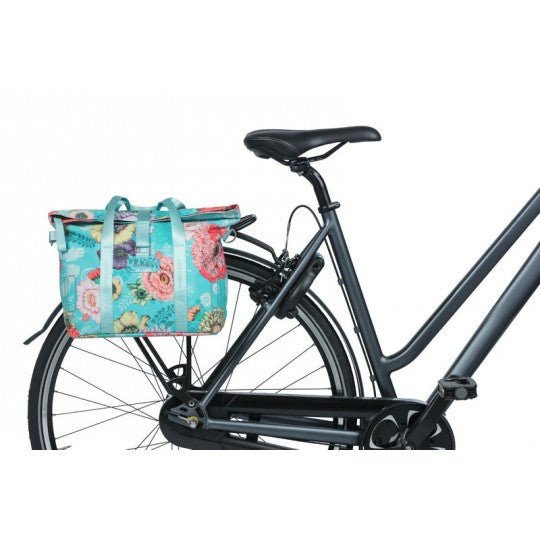 SACOCHE SIMPLE ARRIERE AVANT  11L BLEU FLEURIE
