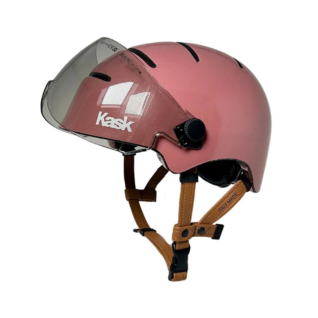 CASQUE VISIERE KASK URBAN LIFESTYLE METRAL ROSE